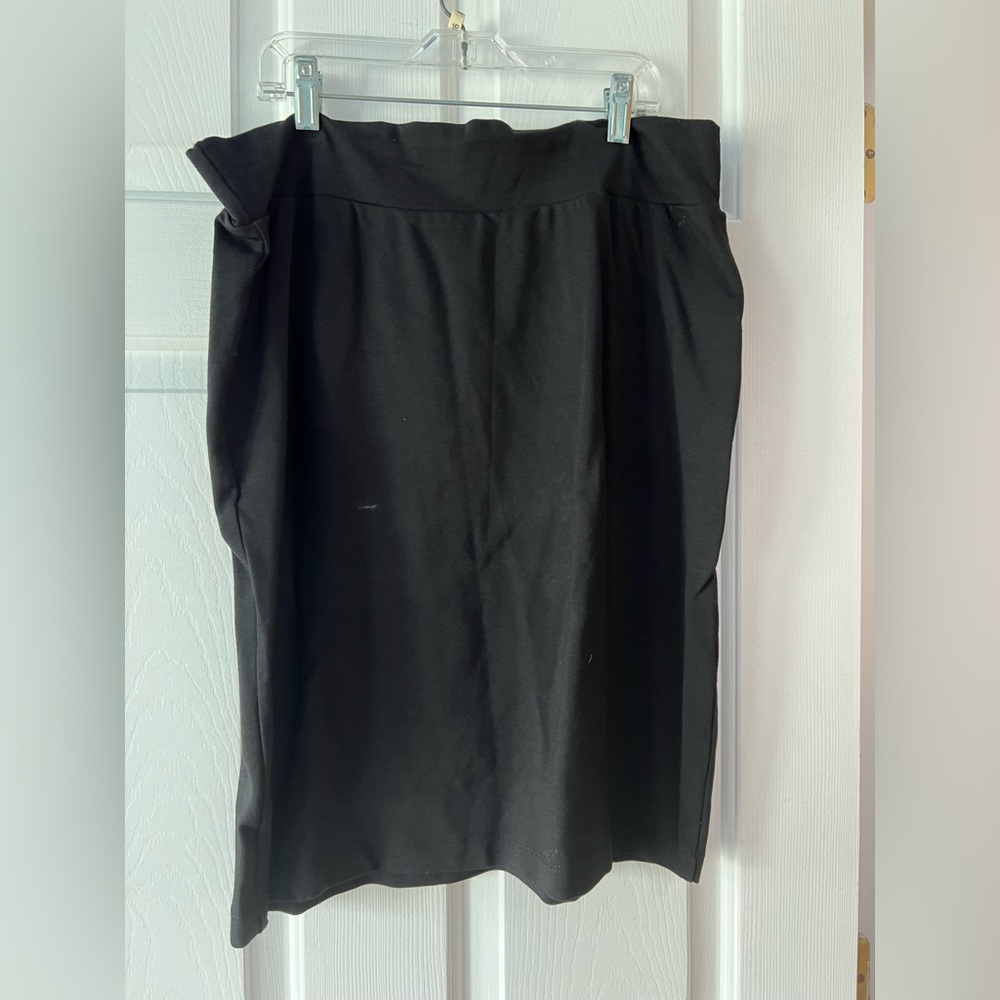Clara Sun Woo black Matt jersey skirt